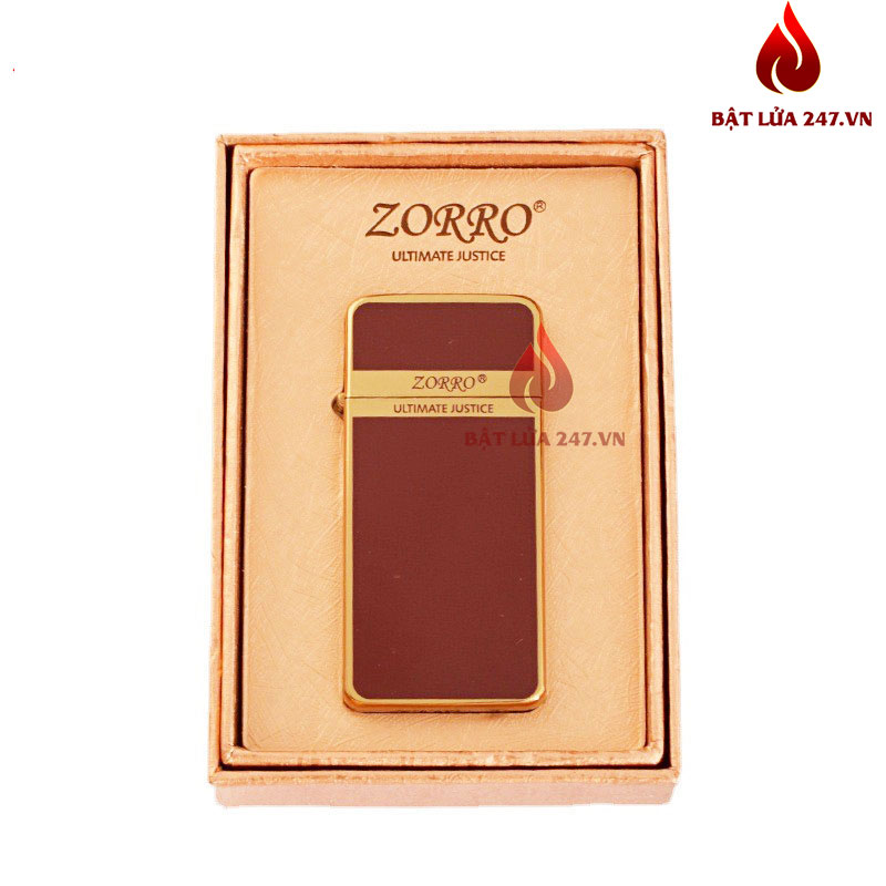 Bật lửa xăng đá siêu mỏng Zorro ZS5-311 Bật lửa xăng đá siêu mỏng Zorro ZS5-311