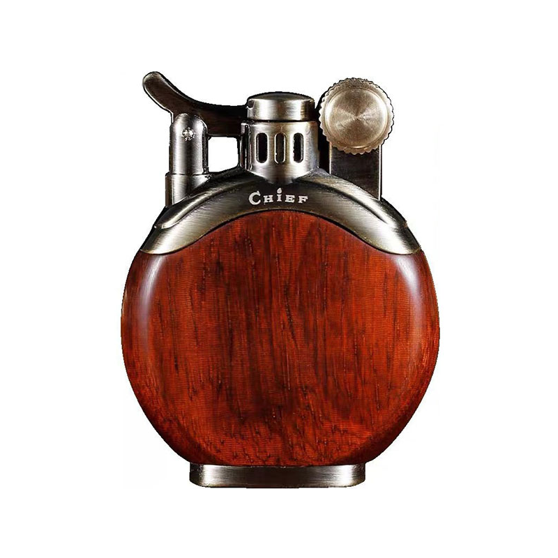 Bật lửa xăng đá vỏ gỗ Chief CF213