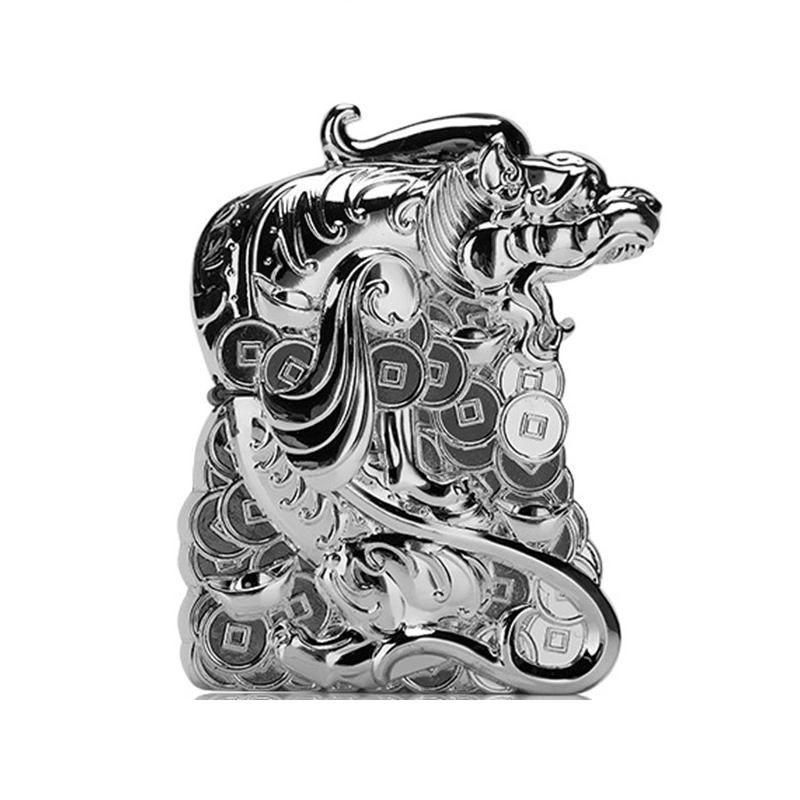 Bật lửa xăng đá Zorro ZKJ1014 tỳ hưu may mắn