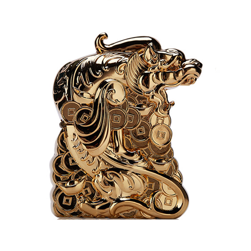 Bật lửa xăng đá Zorro ZKJ1014 tỳ hưu may mắn