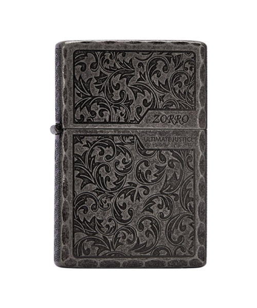 Hộp quẹt Zorro Z92042 xăng đá cổ điển 2 mộc đáy