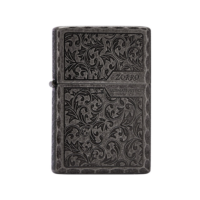 Hộp quẹt Zorro Z92042 xăng đá cổ điển 2 mộc đáy