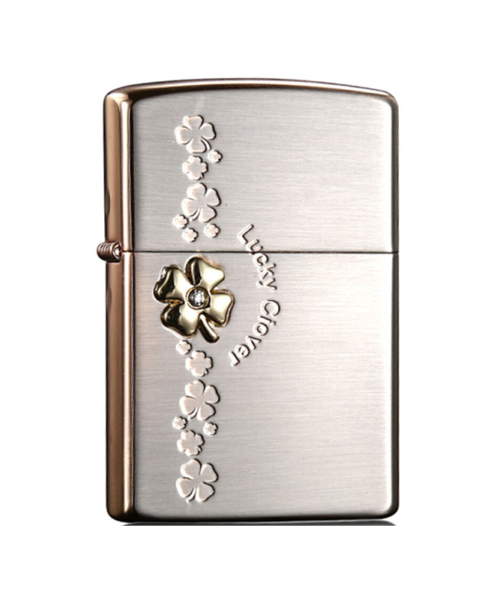 Bật lửa Zorro Z9982 xăng đá cỏ 4 lá may mắn