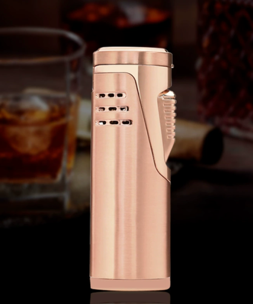 Bật lửa khò 2 tia kèm đục cigar Jobon ZB330