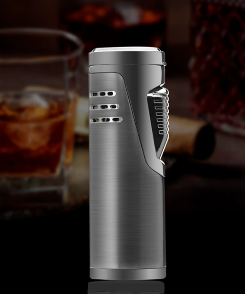 Bật lửa khò 2 tia kèm đục cigar Jobon ZB330